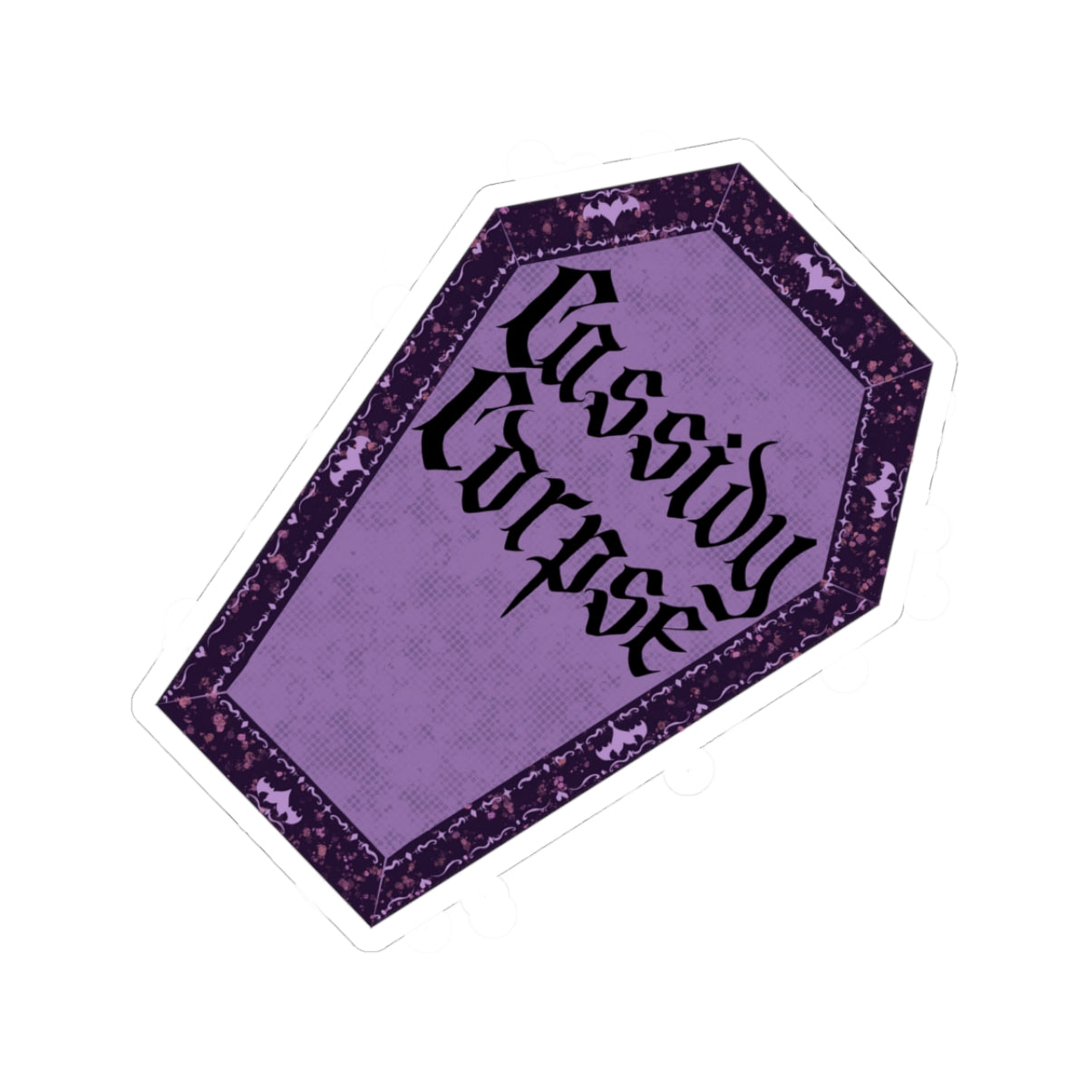 Cassidy Corpse - Final Resting Place Kiss-Cut Sticker