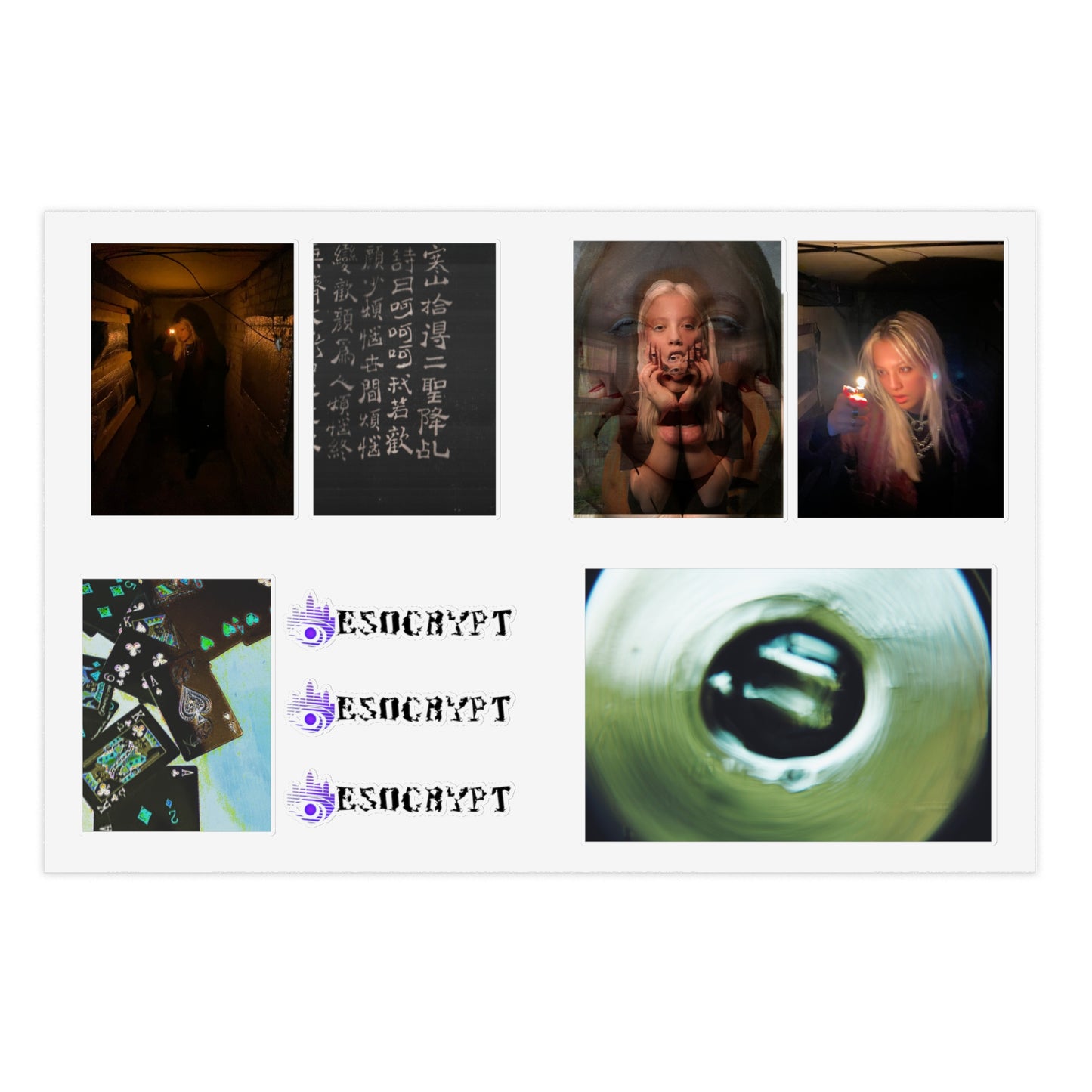 Crypt Girl Sticker Sheets