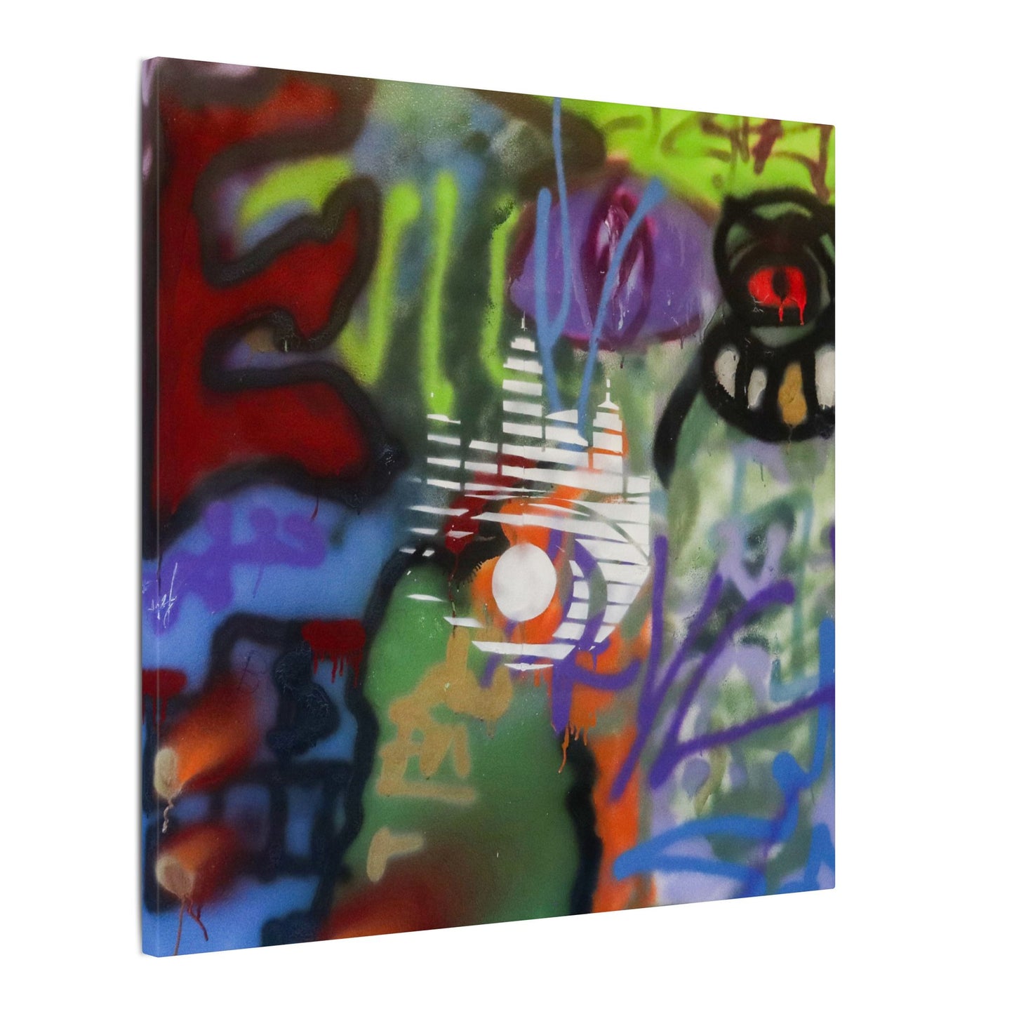 Canadian Graffiti on Matte Canvas