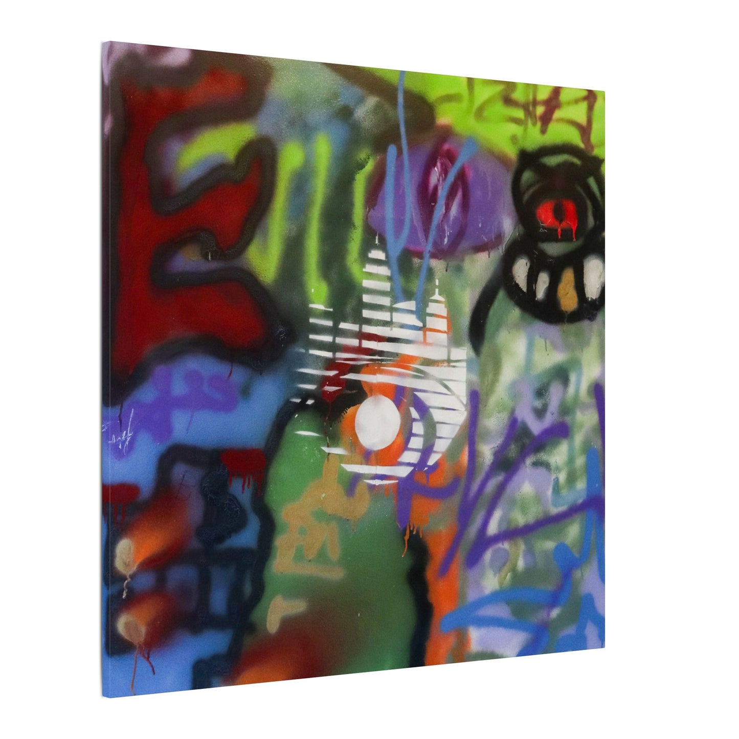 Canadian Graffiti on Matte Canvas