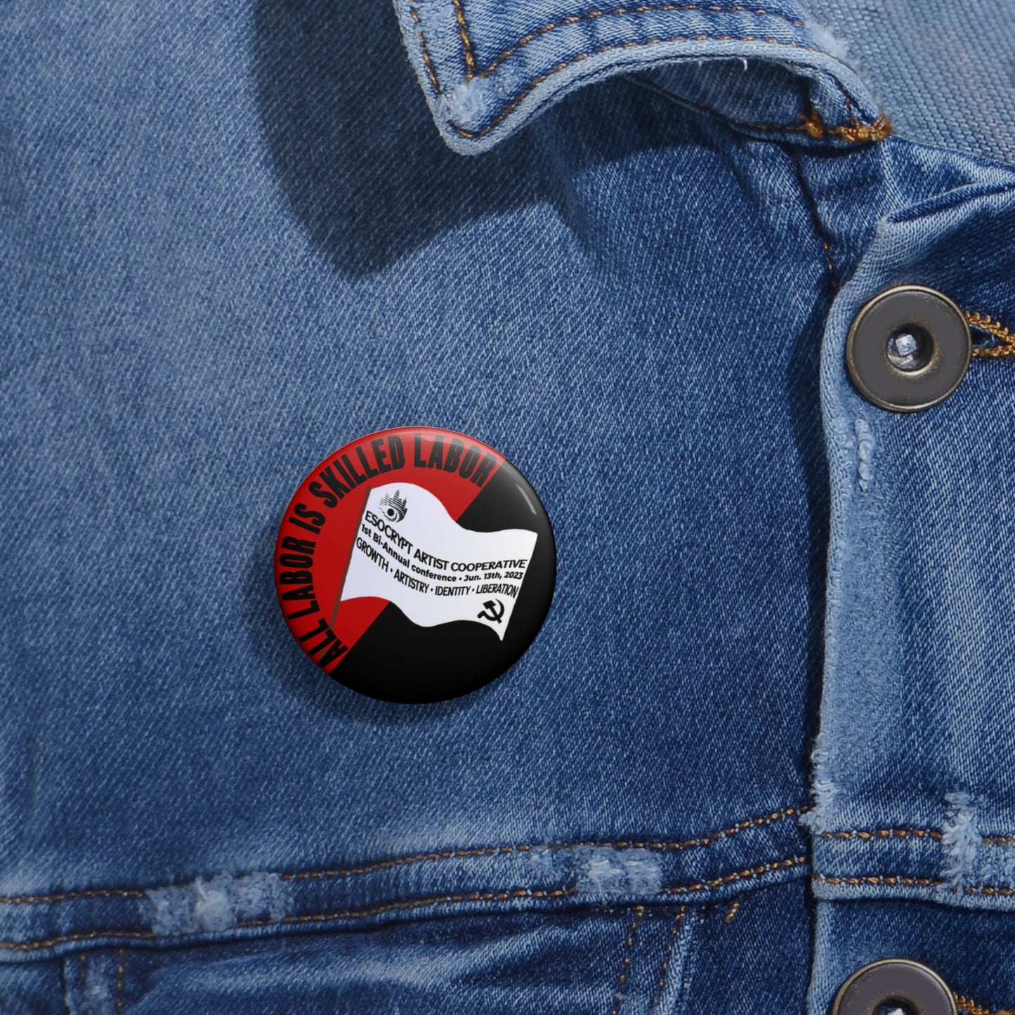 1st Bi-Annual Conference Pin Button