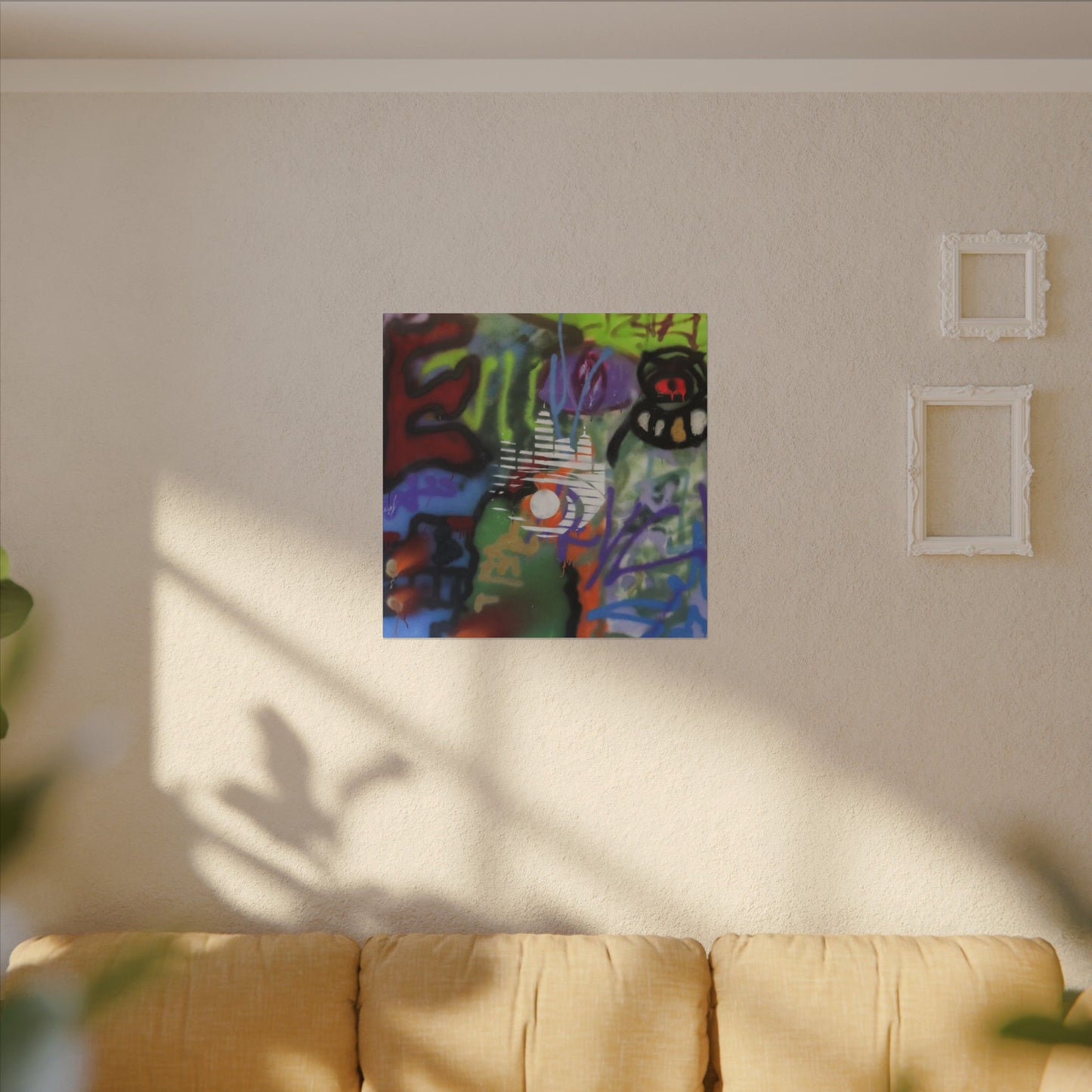 Canadian Graffiti on Matte Canvas