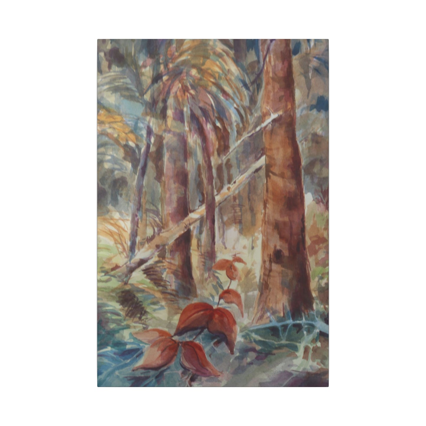 Forest Scene by Ramsdell on Matte Canvas
