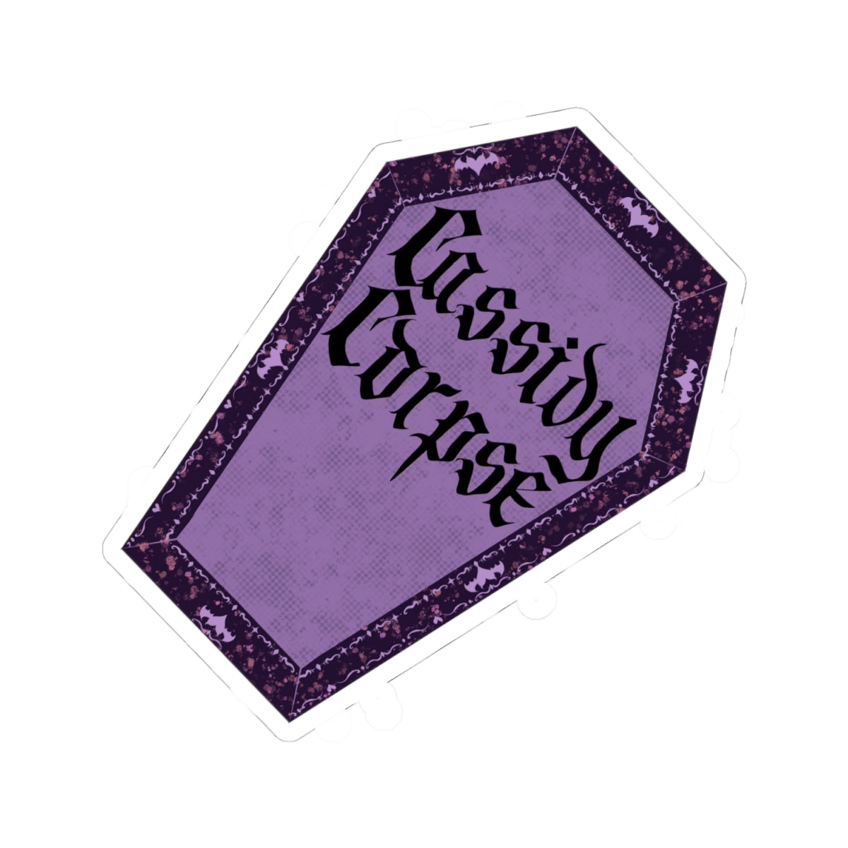 Cassidy Corpse - Final Resting Place Kiss-Cut Sticker