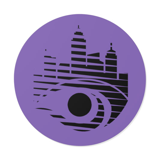 Esocrypt Eye Logo Round Vinyl Sticker