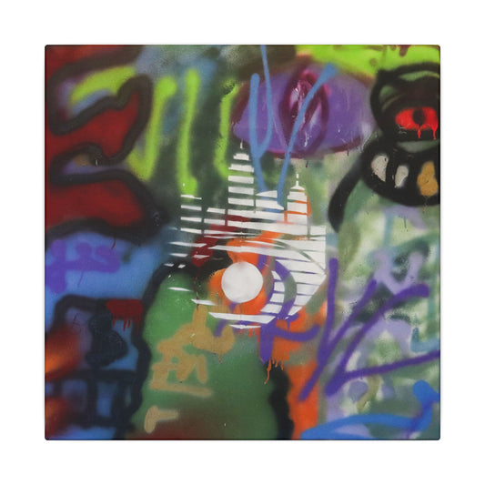 Canadian Graffiti on Matte Canvas