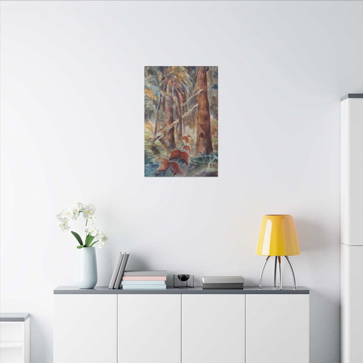 Forest Scene by Ramsdell on Matte Canvas