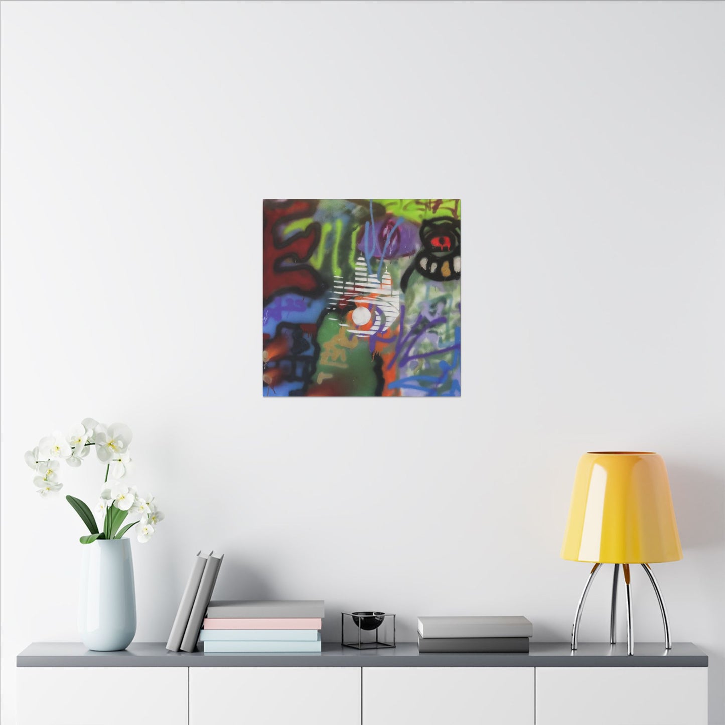 Canadian Graffiti on Matte Canvas