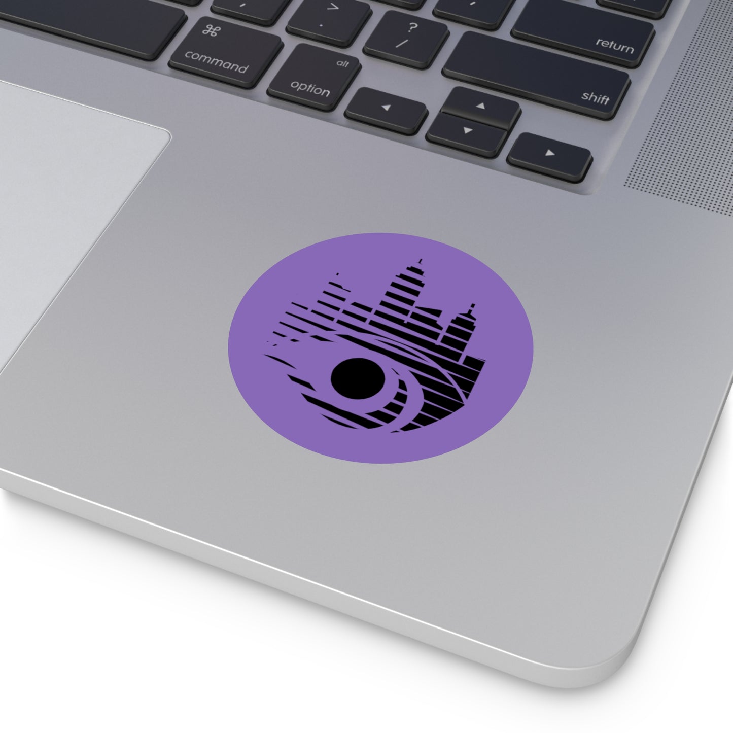 Esocrypt Eye Logo Round Vinyl Sticker