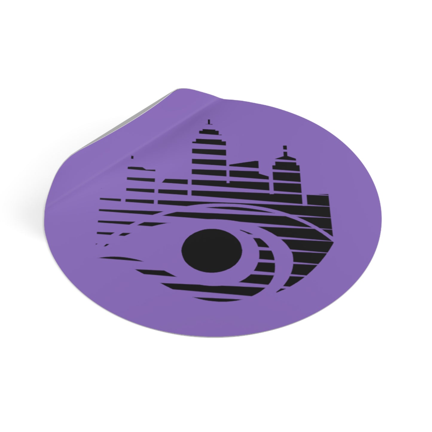 Esocrypt Eye Logo Round Vinyl Sticker