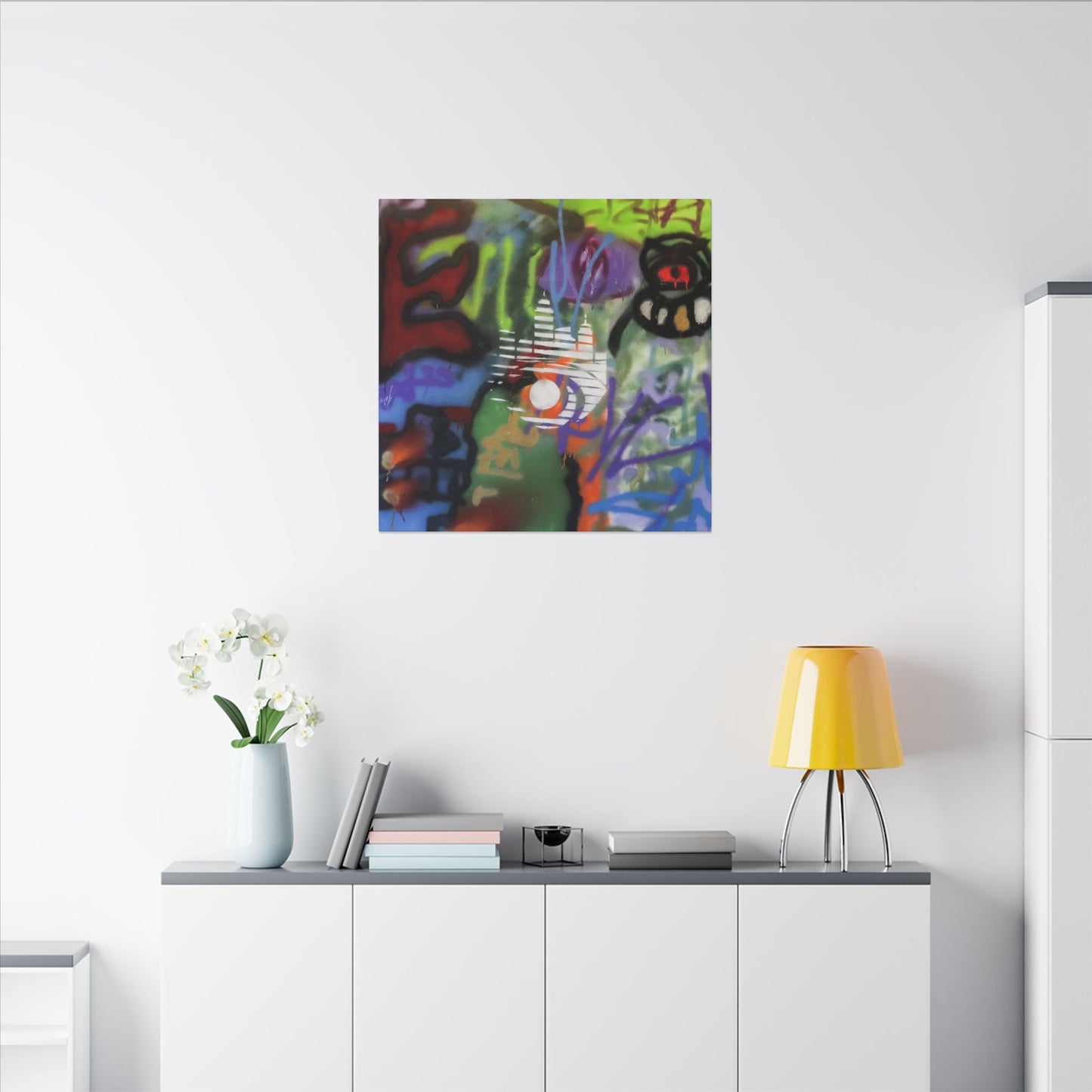 Canadian Graffiti on Matte Canvas
