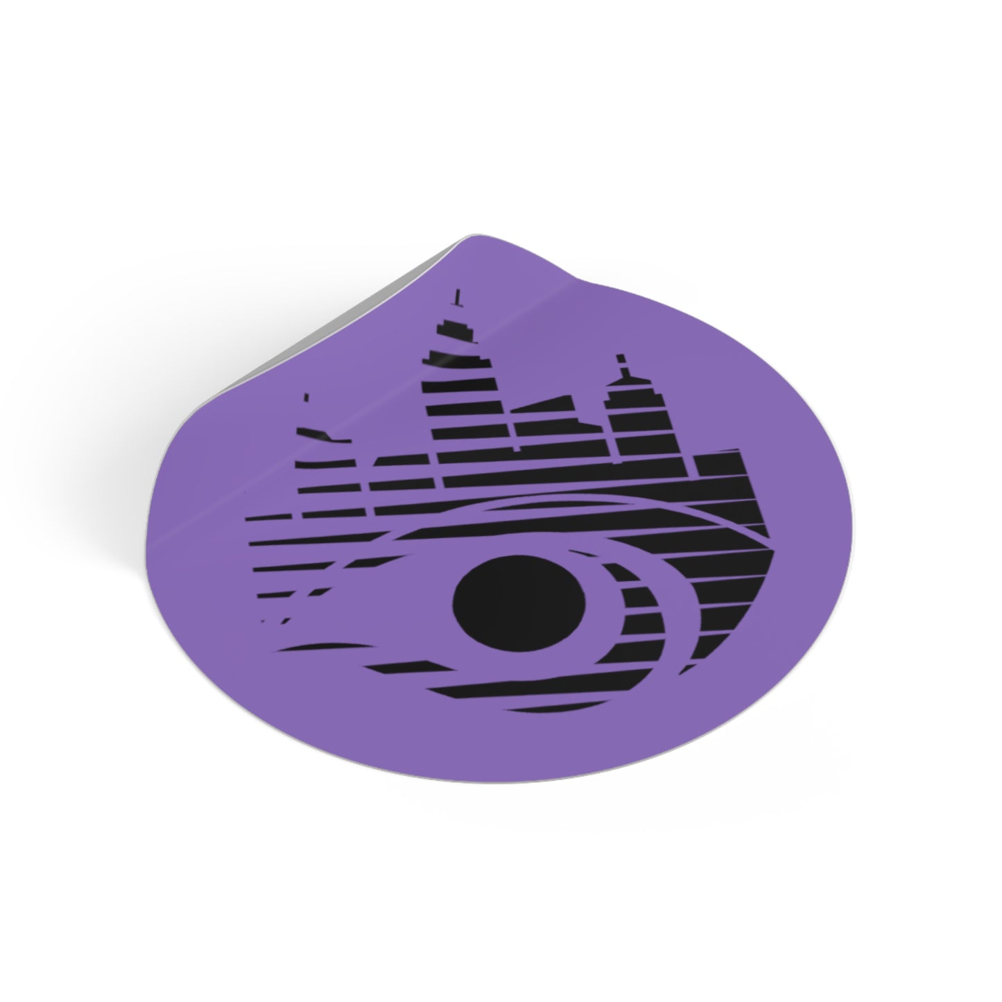 Esocrypt Eye Logo Round Vinyl Sticker