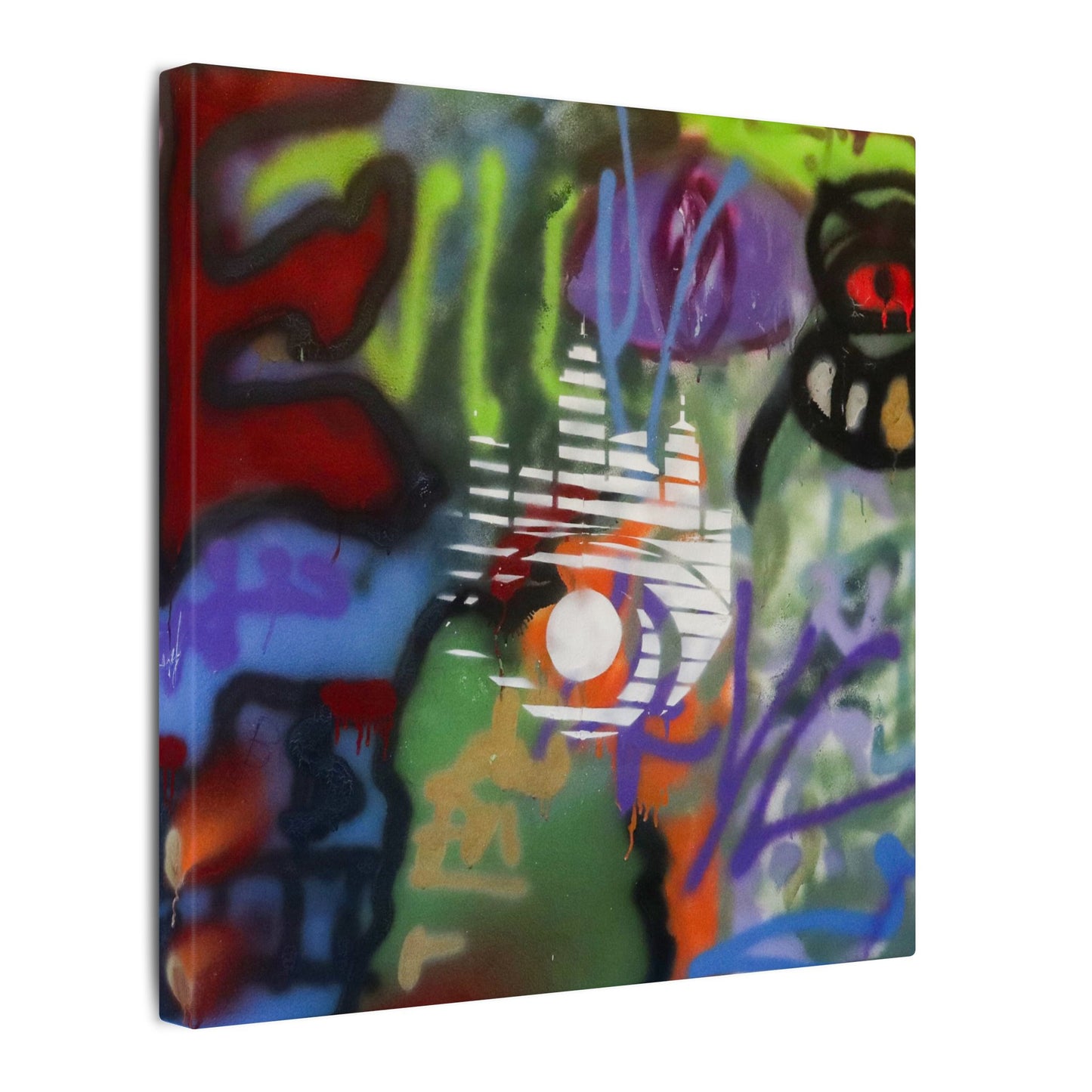 Canadian Graffiti on Matte Canvas